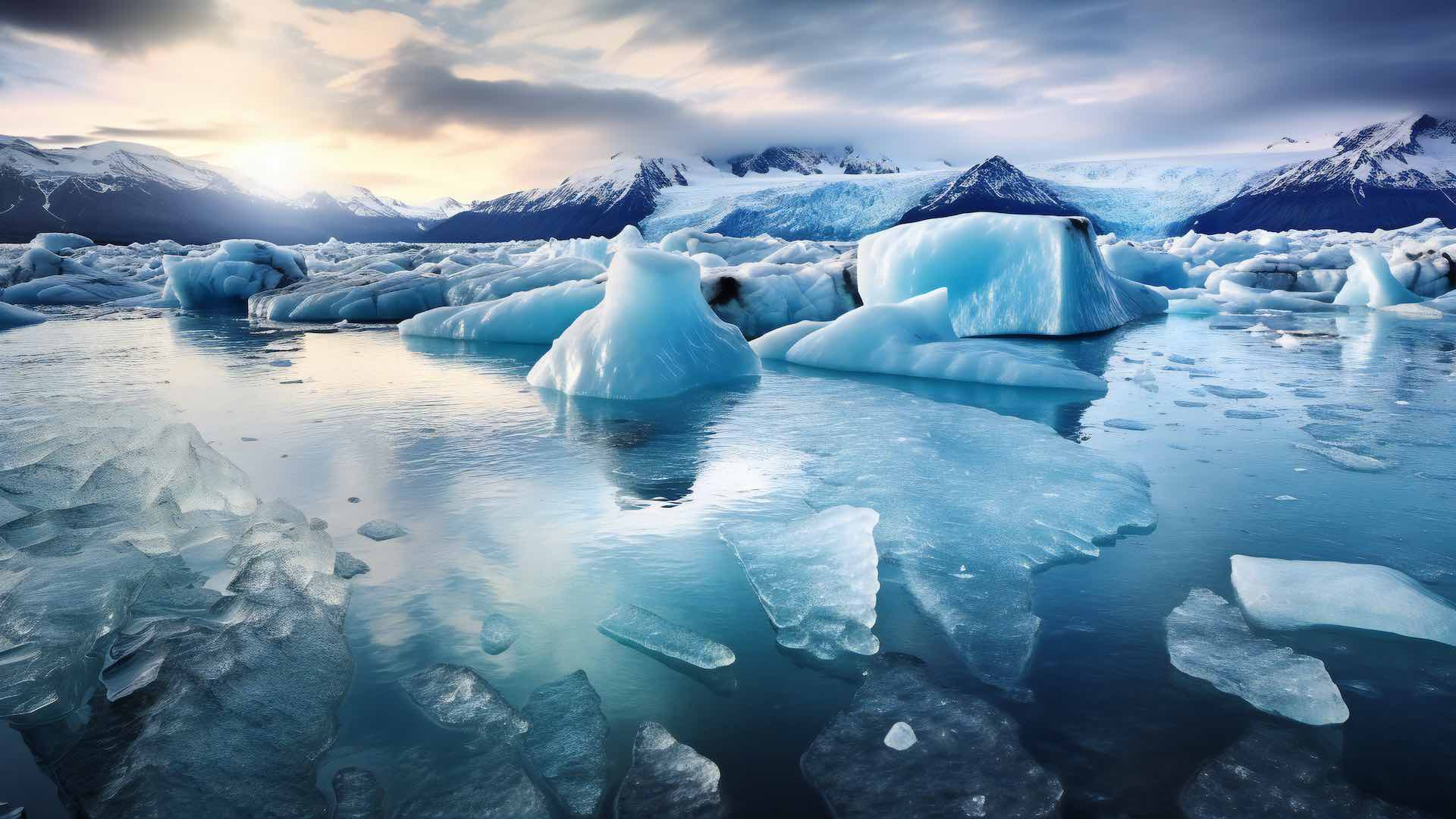دراسة: ذوبان الغطاء الجليدي في جرينلاند بشكل أسرع بنسبة 20 في المائة